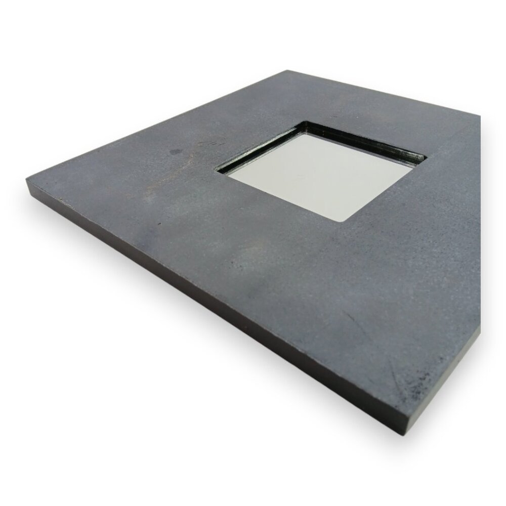 IKEA MALMA Framed Art Mirror- Square-LOVE- Gray-10x10 - Picture 5 of 9